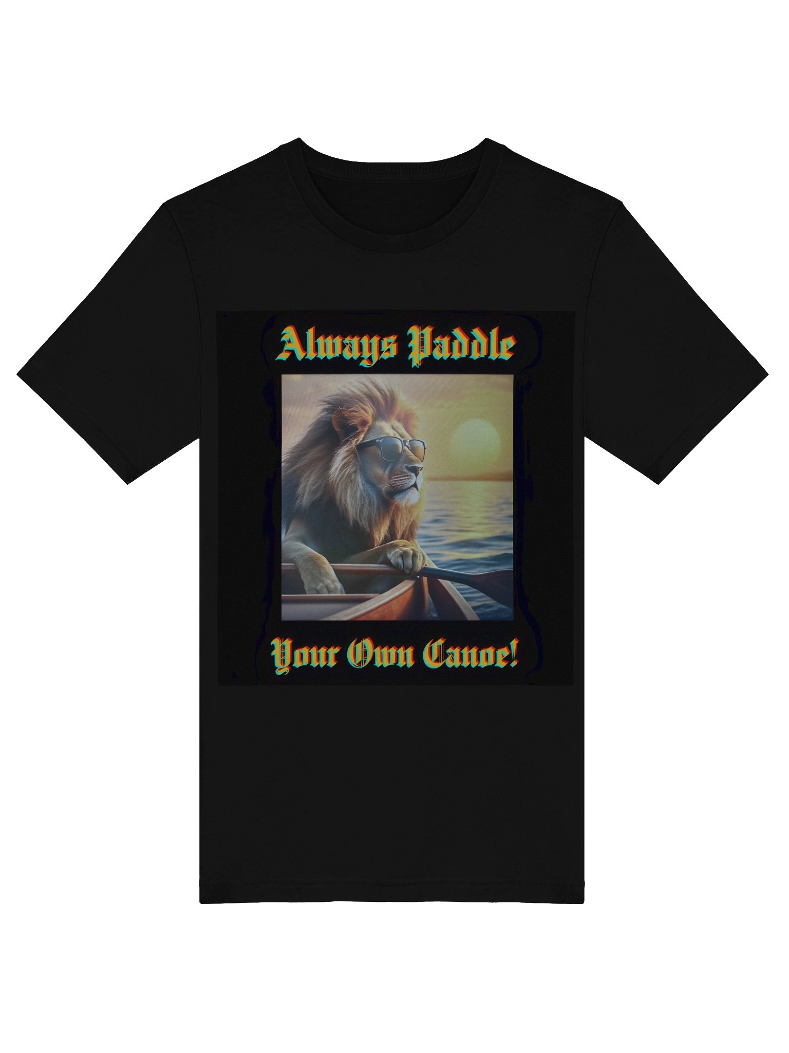 Sunset Paddling Lion T-Shirt product image (5)