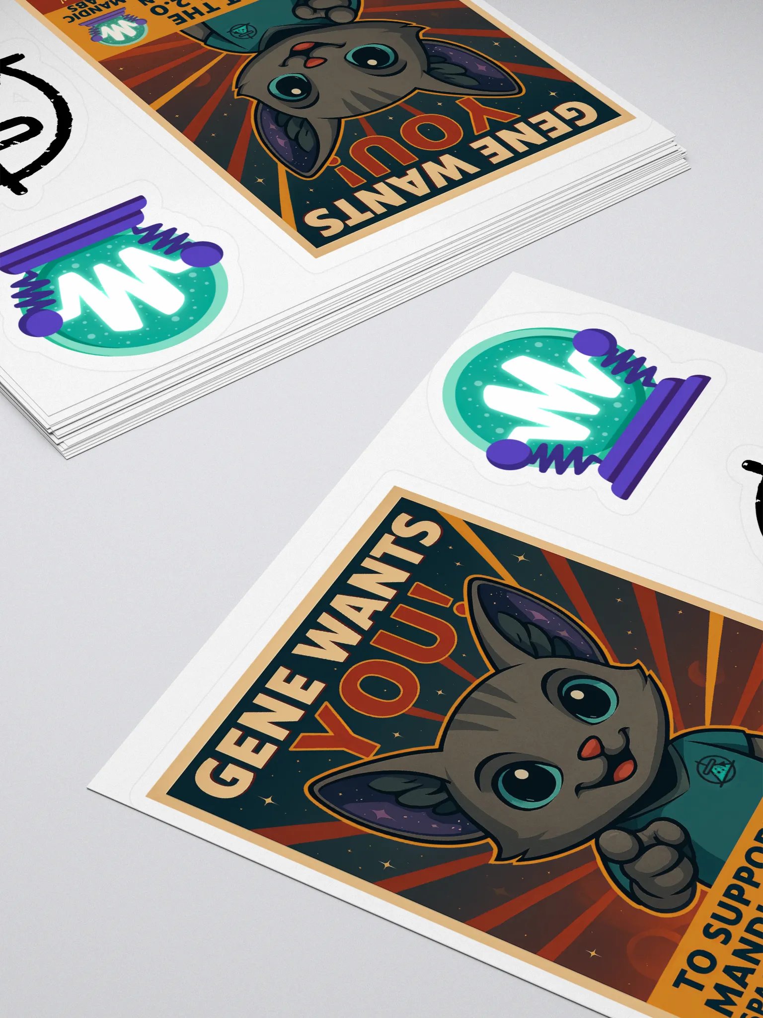 Gene Wants You! Sticker Sheet product image (4)