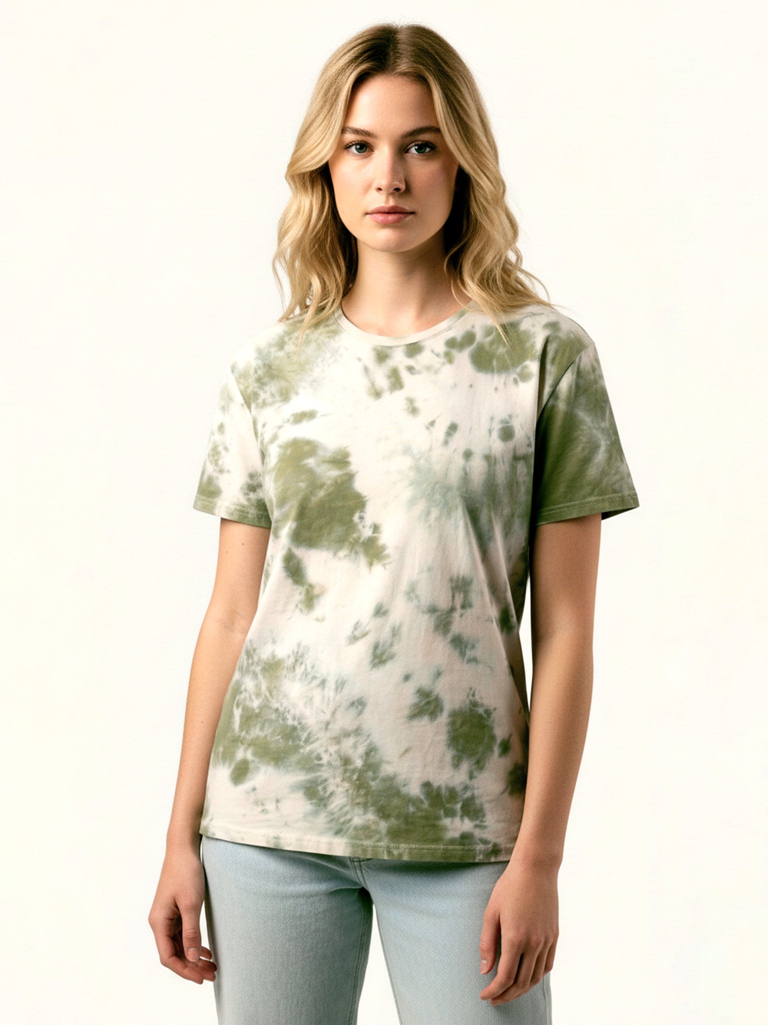 Core Tee 2.0 - Olive/Vintage White Tie-Dye product image (1)