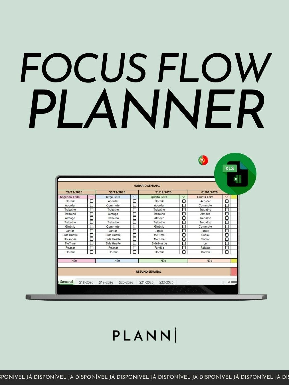 Focus Flow Planner by PLANNI product image (1)