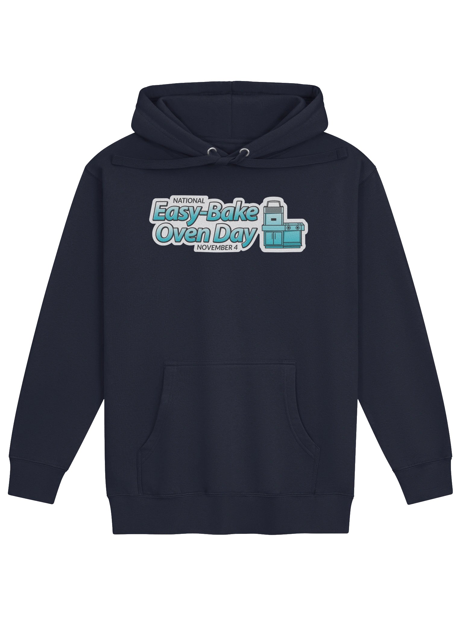 Hoodie with blue logo product image (1)