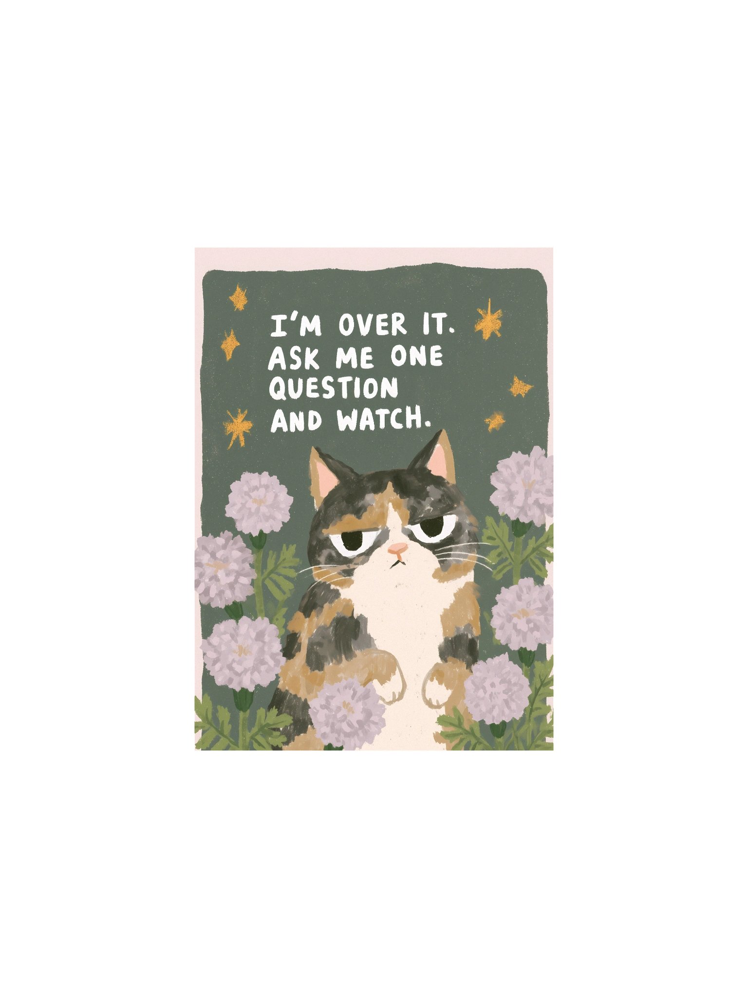 I’m Over It Cat Poster product image (3)