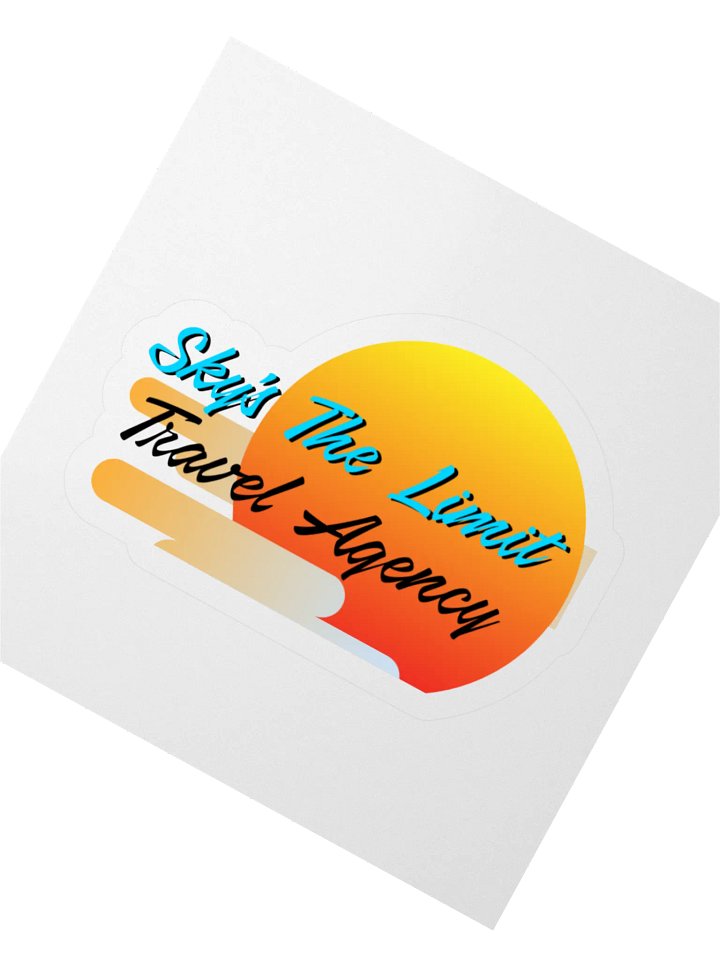 Sky's The Limit Travel Agency Sticker product image (2)