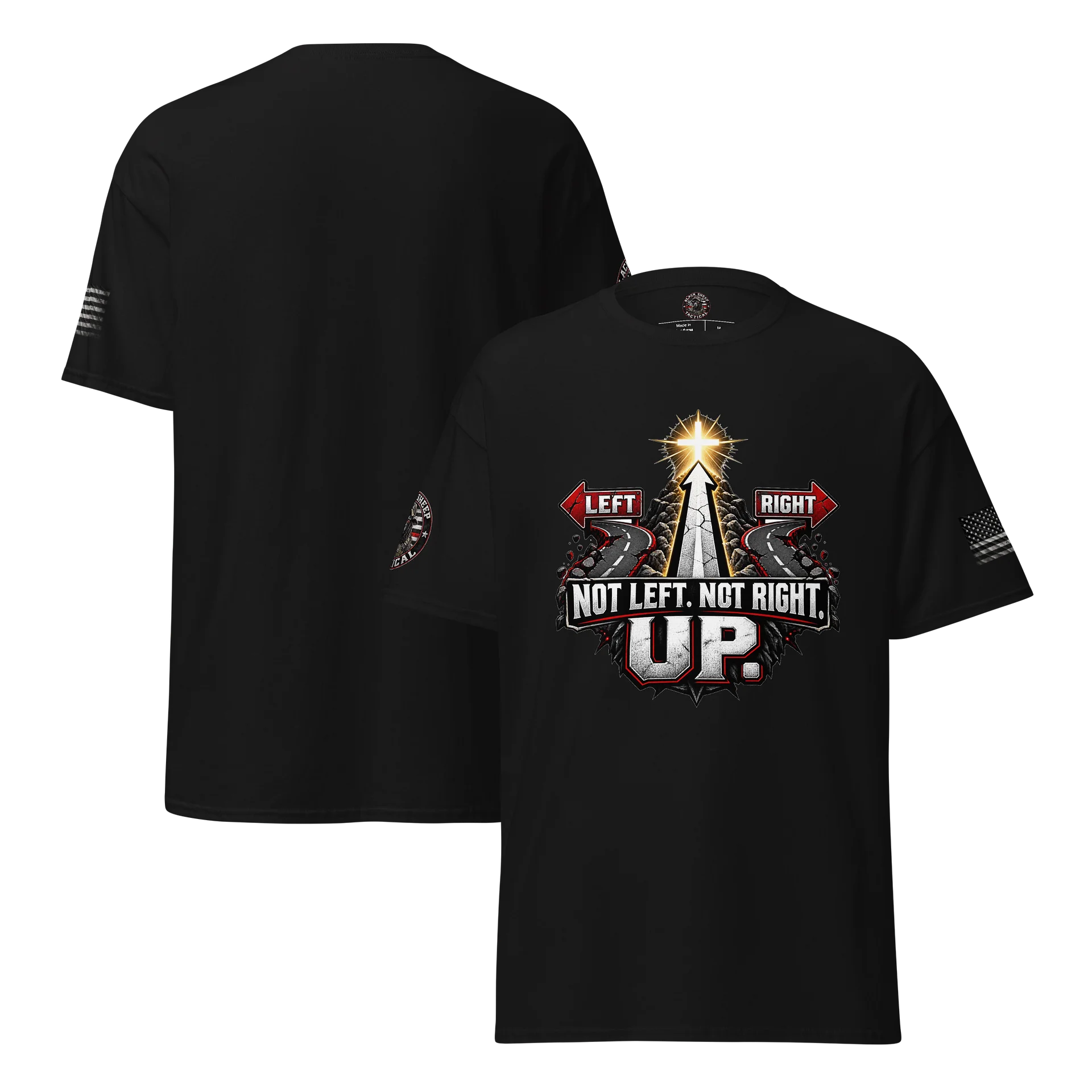 Black unisex Gildan Christian shirt product image (3)