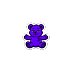 Purple Bear of Sharing Magnet