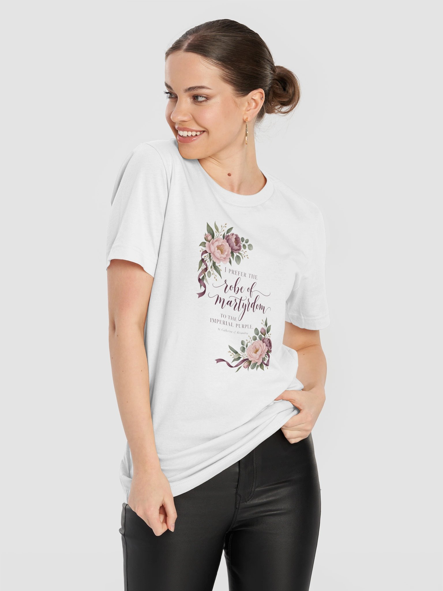 St. Catherine “Robe of Martyrdom” T-shirt product image (11)