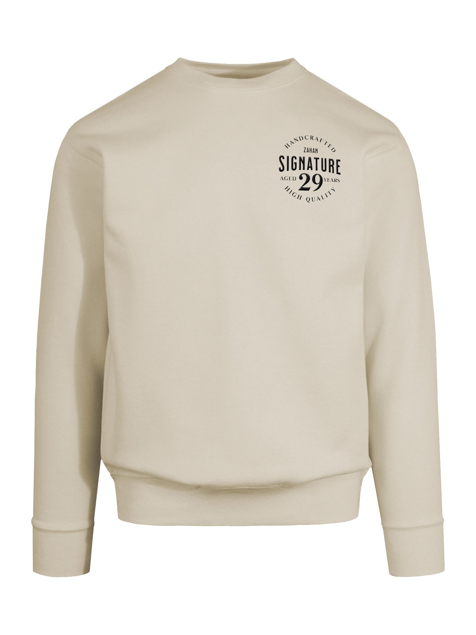 Zahan Signature Midnight Black Premium Sweatshirt product image (9)