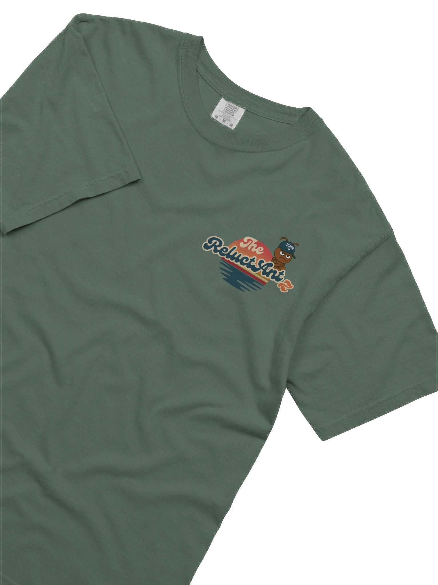 Screw U T-Shirt by The ReluctAntz – Blue Spruce product image (5)