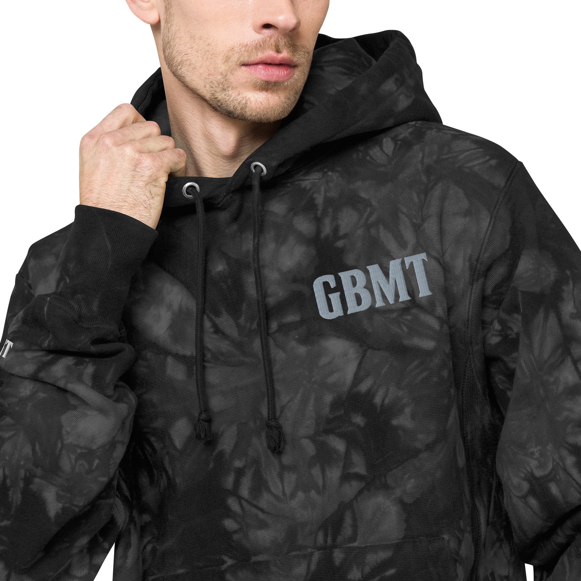GBMT Premium Tie‑Dye Hoodie – Blackout Edition product image (4)