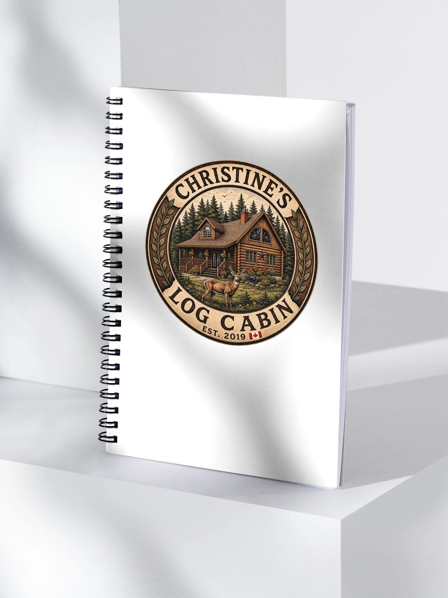 Christine's Log Cabin Kraft Cover Notebook | Journal & Planner product image (4)