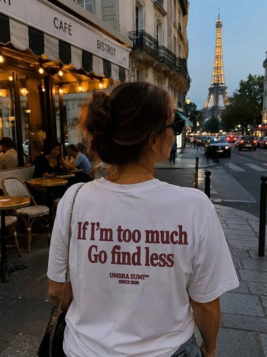 If I'm Too Much Go Find Less Funny Women's T-Shirt product image (2)