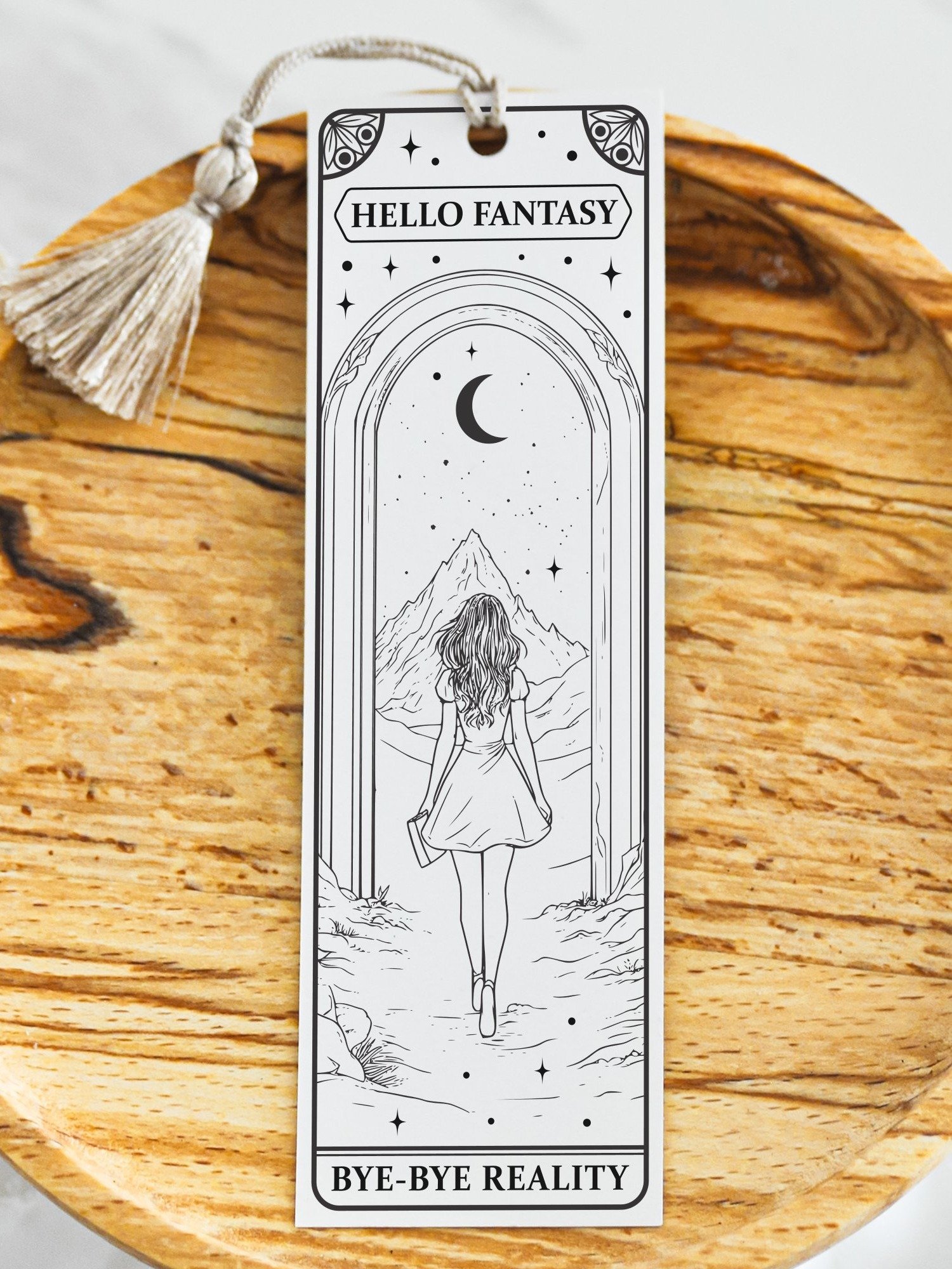 Bookmark SVG, Romantasy Celestial Bookish Book Reader, Printable Bookmarks, Bookish Bookmark, Instant Digital Download, DIY Gift for Reader product image (6)