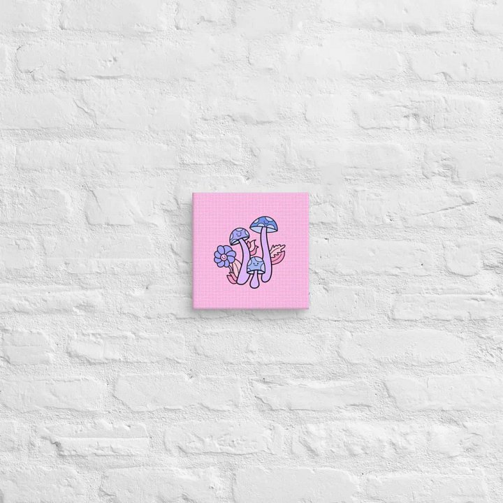 Pinky Mushrooms Canvas product image (2)