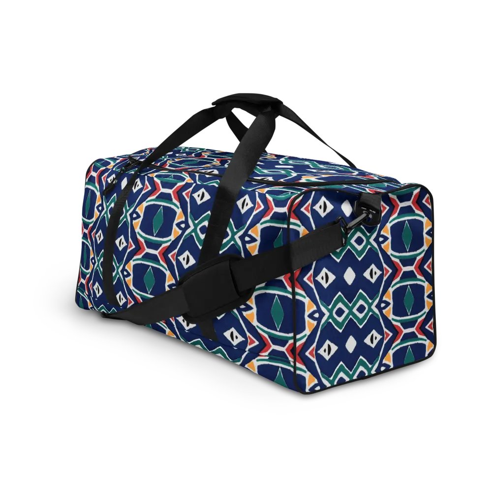 Geometric Symmetry All-Over Duffle Bag product image (5)
