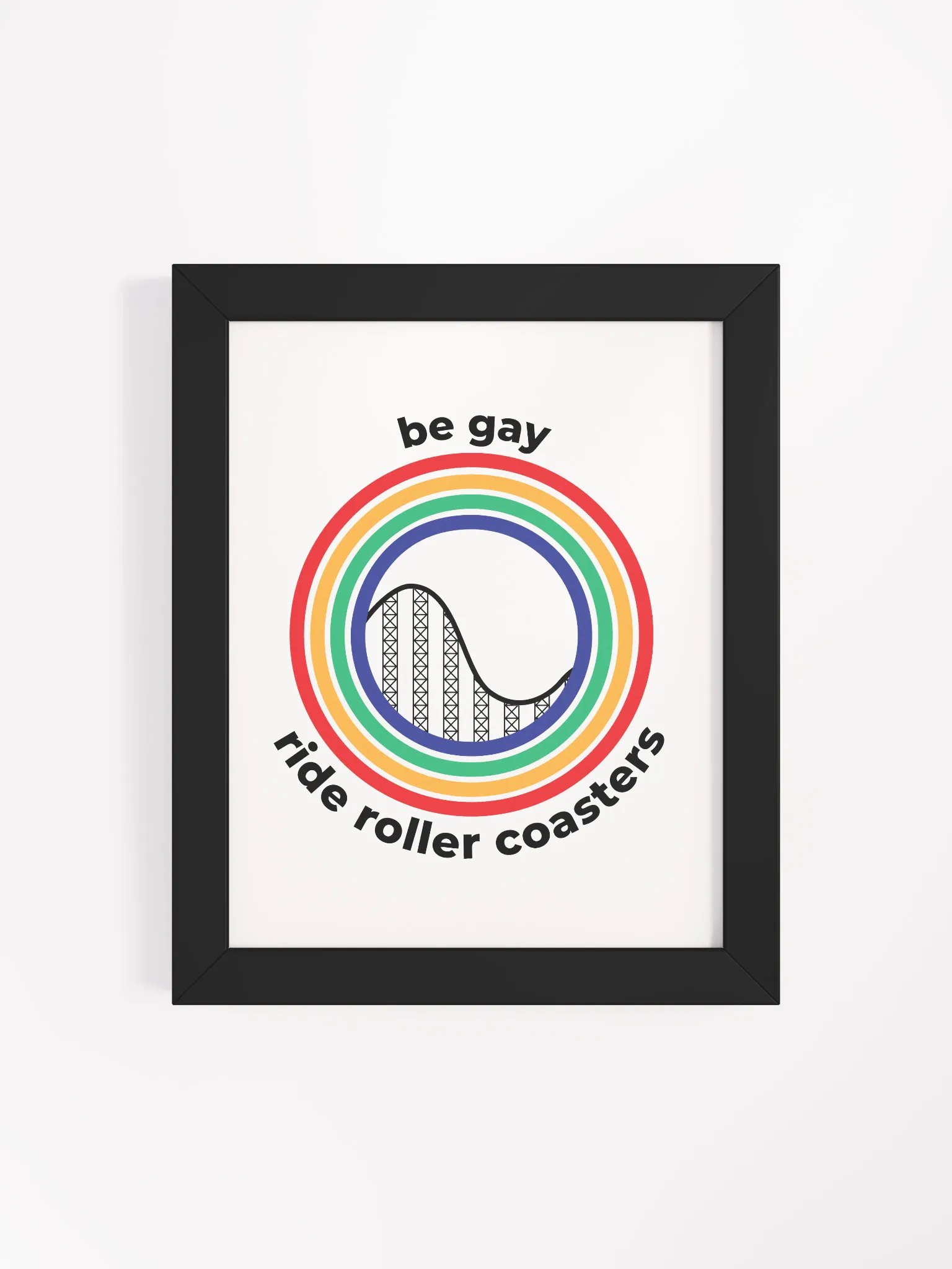 Be Gay Ride Roller Coasters - Print product image (24)