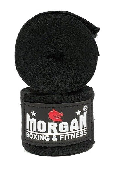 MORGAN COTTON BOXING HAND WRAPS - 180inch - 4m long (PAIR) product image (1)