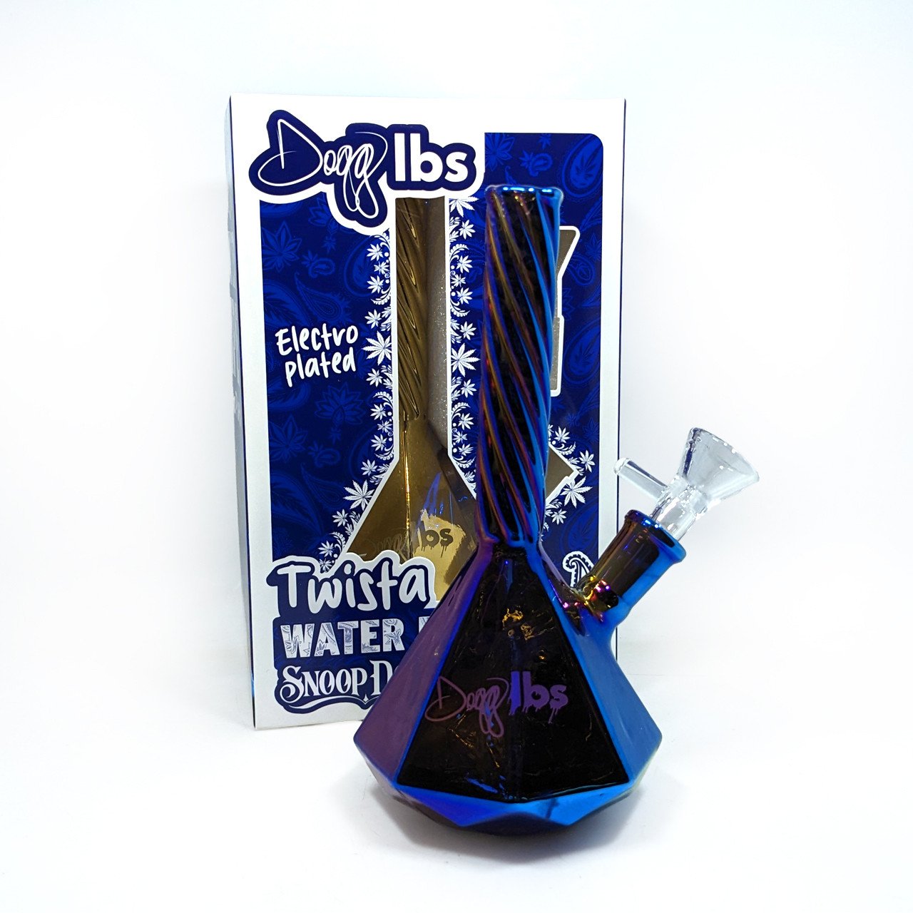 Snoop Dogg lbs - 6.5" Twista Electro Plated Water Pipe product image (2)
