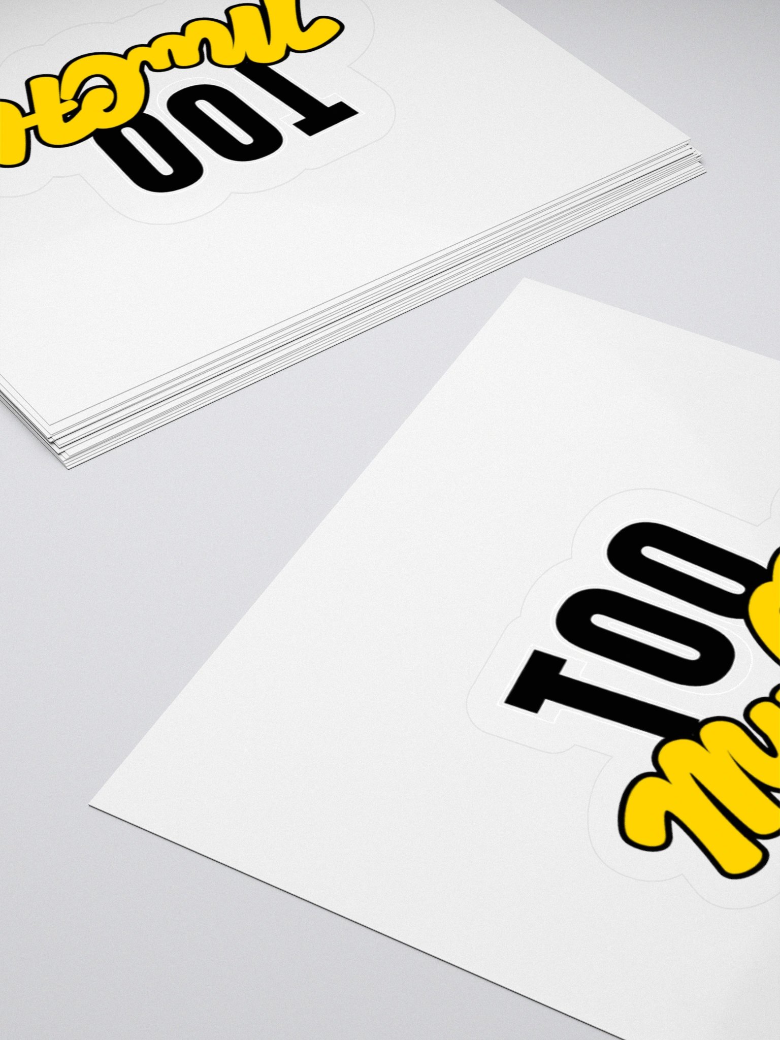 TOO LATE Sticker product image (11)