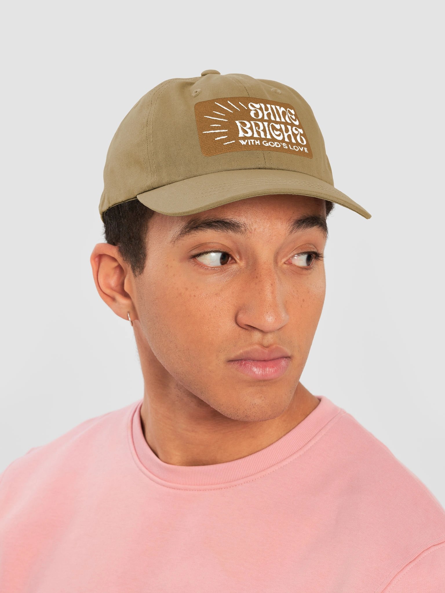 Shine Bright with God’s Love Embroidered Dad Hat product image (12)