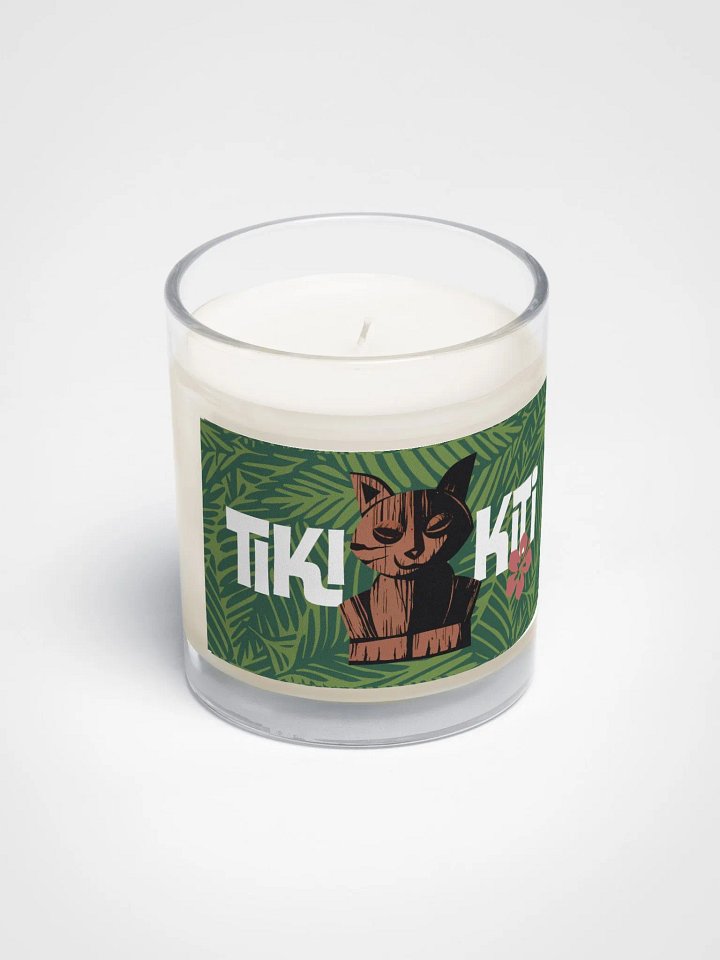 Tiki Kiti - Soy Wax Candle In A Clear Glass Jar product image (2)