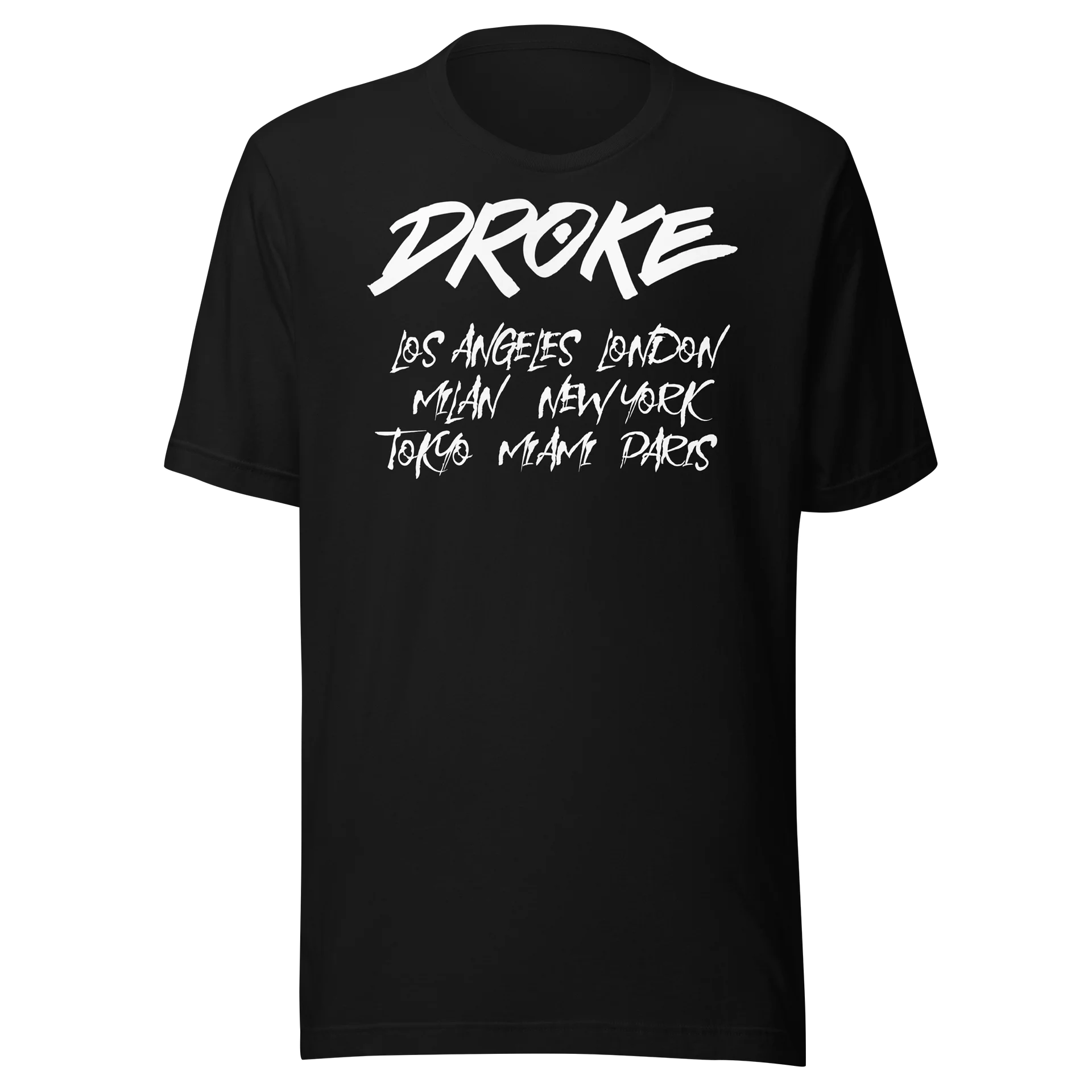 DROKE - Worldwide White logo T-shirt product image (1)