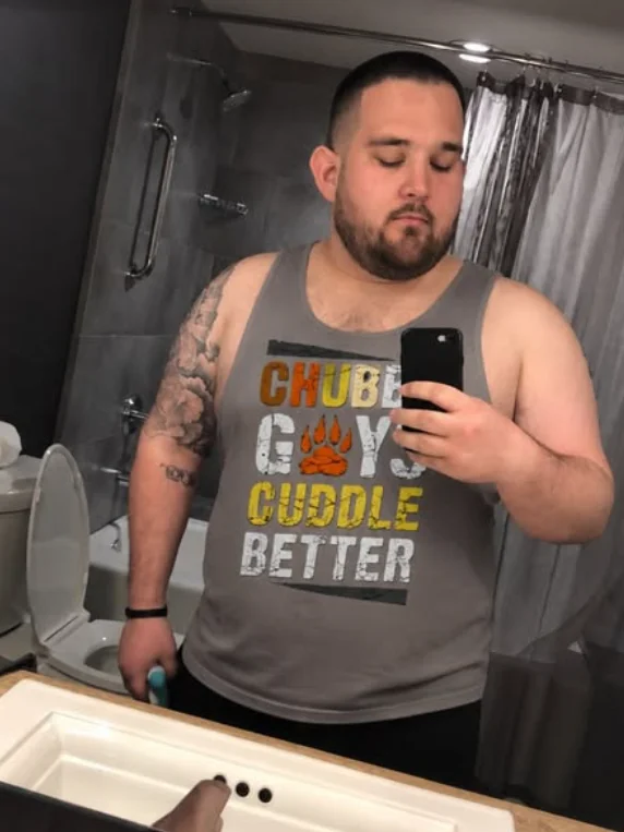 Chubby Guys Cuddle Better Tank Top or T-shirt product image (2)