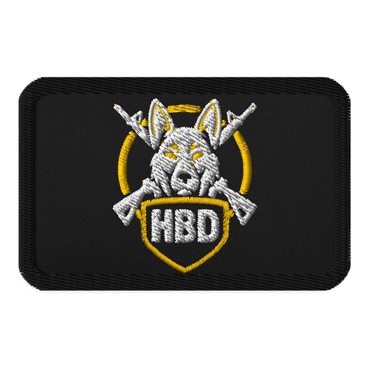 HBD Gaming Bad Dog Cross Rifles Patch product image (1)