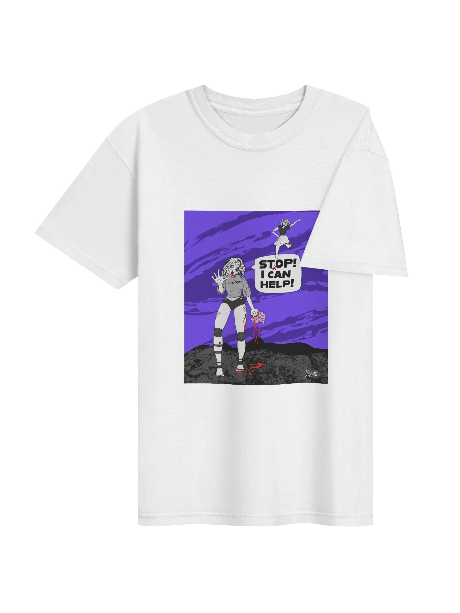 T-shirt: AI sci-fi Comic llustration of Humanity vs Ai product image (4)