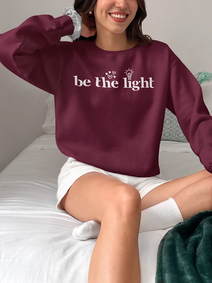 Be the Light Unisex Gildan Crewneck Sweatshirt product image (1)