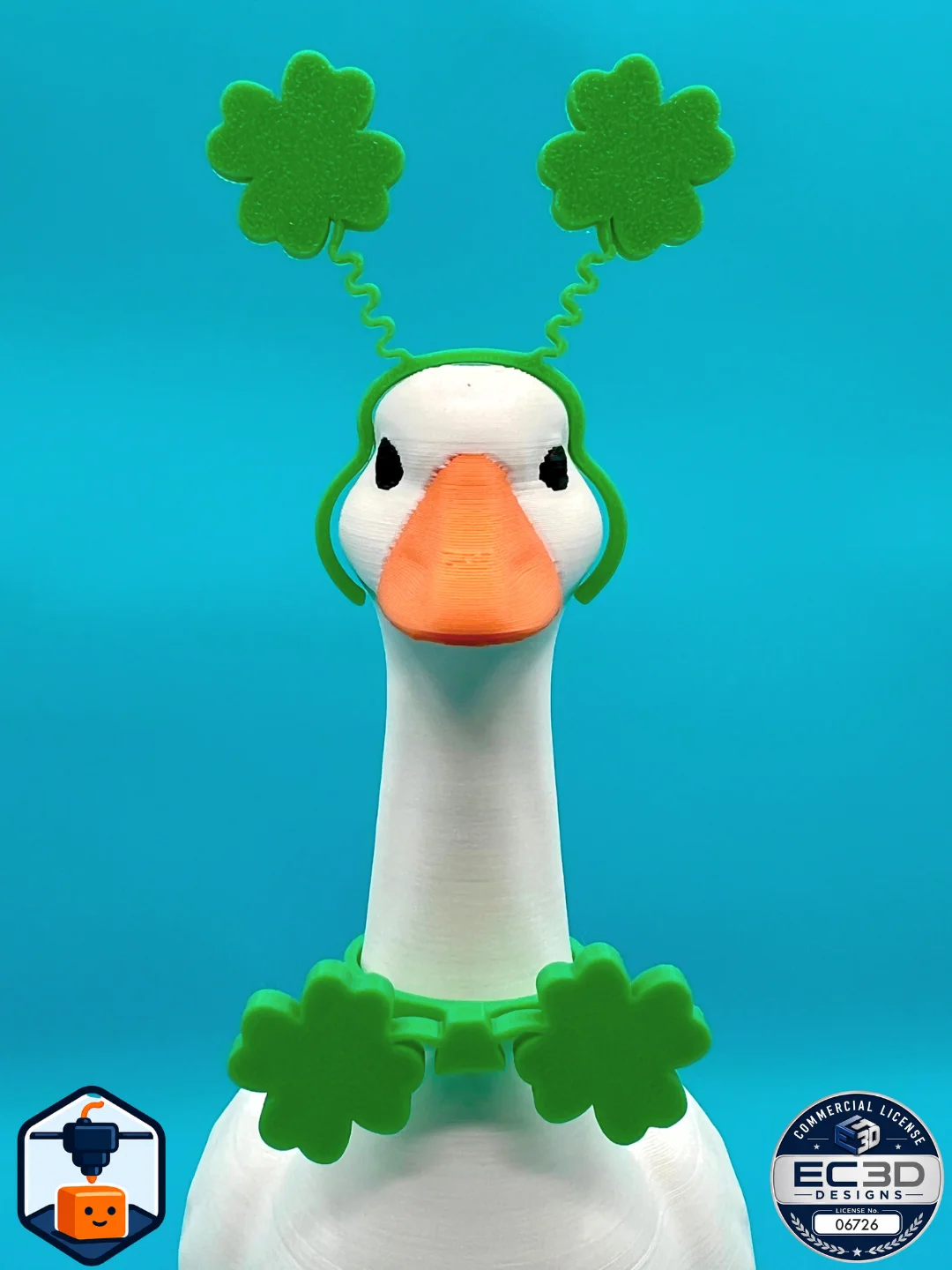 St Patrick's Day Headband and Tie- Desk Goose product image (1)