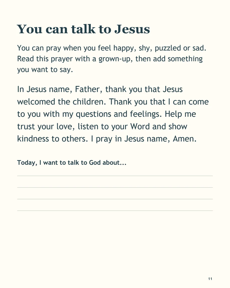 Jesus Welcomes You: Free Children's Storybook product image (3)