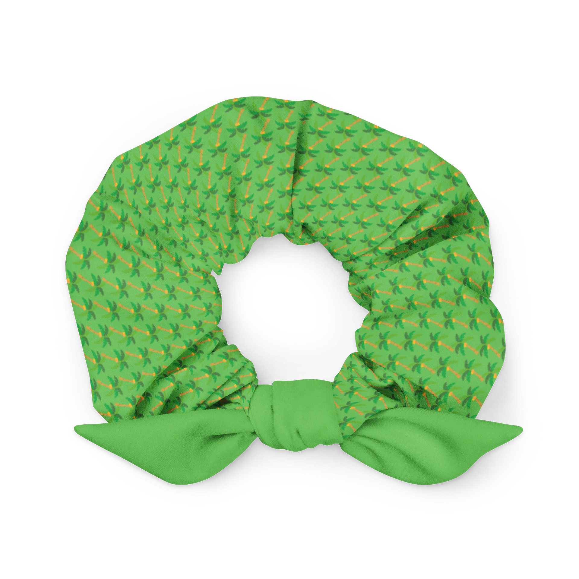 Tropical Breeze Palm Print Scrunchie product image (1)