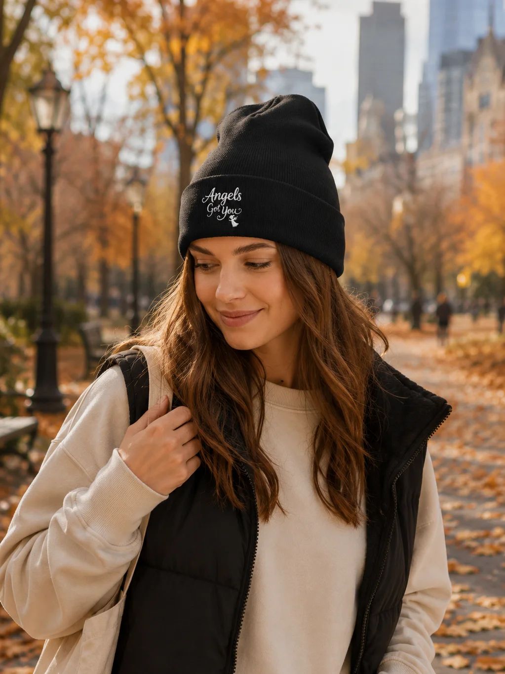 Angels Got You Beanie product image (2)