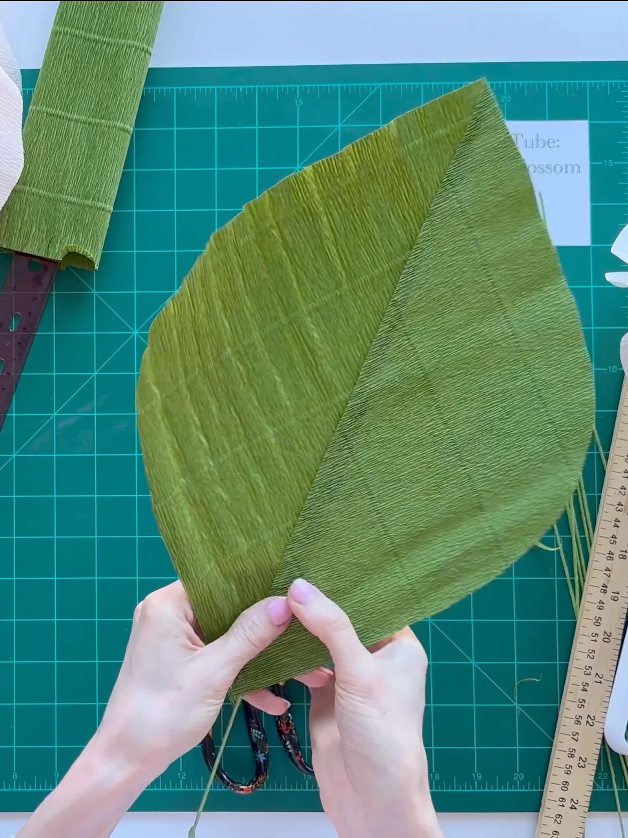 DIY Giant Paper English Rose: Templates from Video Tutorial + Materials Checklist product image (11)