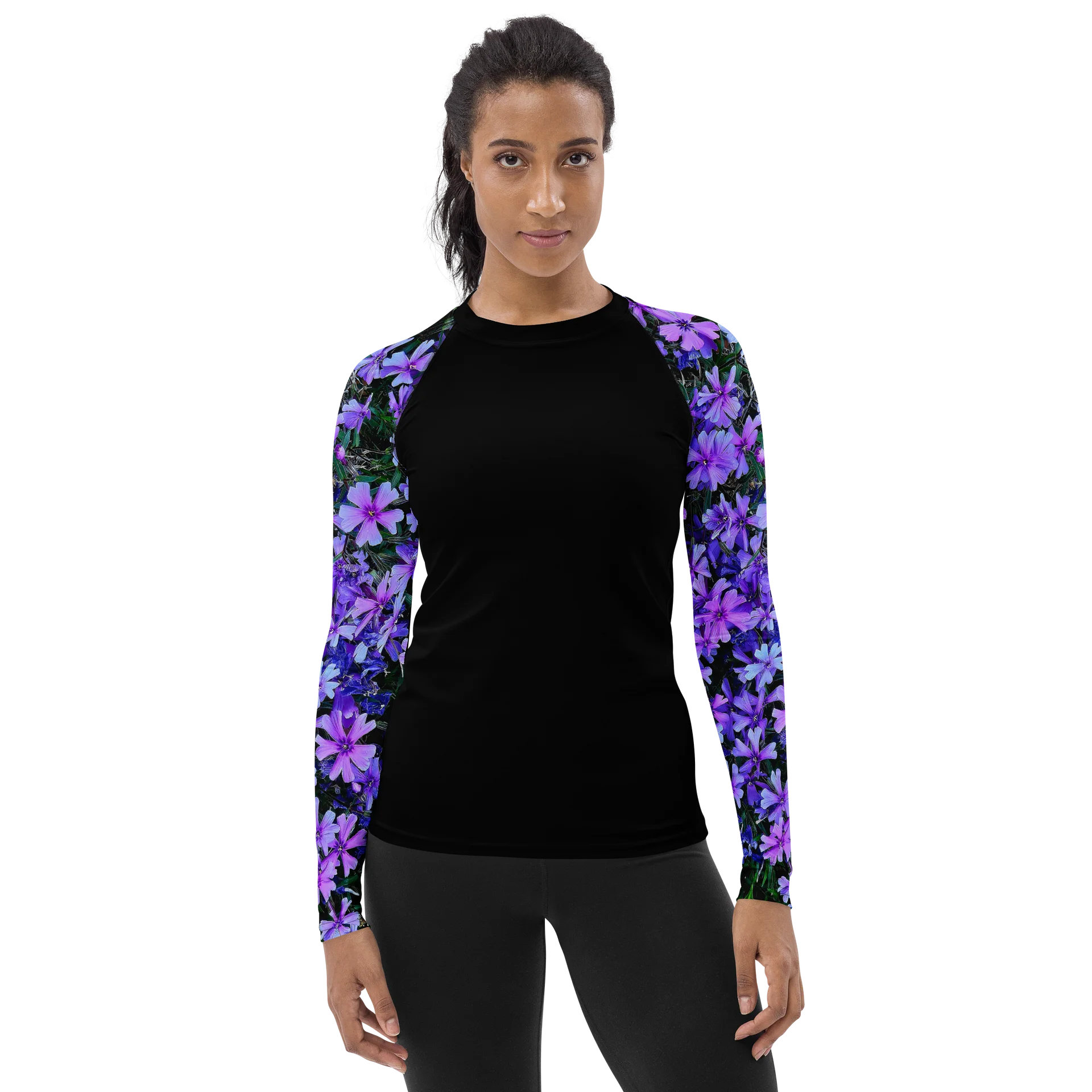 Purple Phlox Women's Rash Guard product image (1)