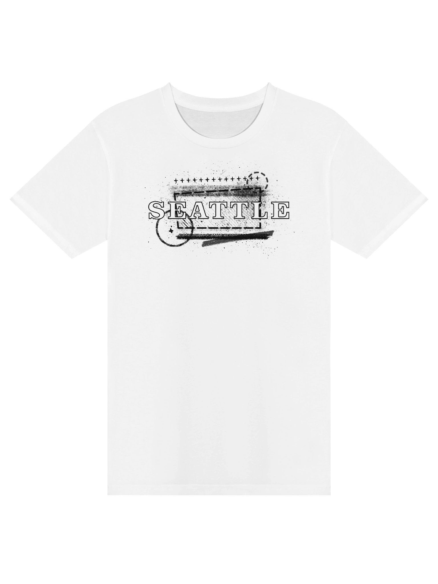 Grunge Seattle Distressed T-Shirt product image (1)