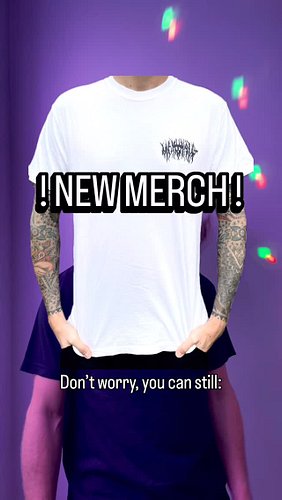 Demonstration of new merch by real life mannequins. Acquire the latest, but remain the cool person you are with all your fan ...