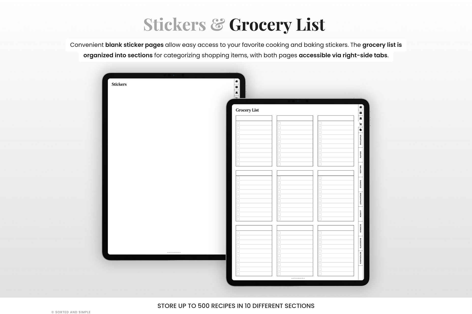 Digital Recipe Book - White product image (5)