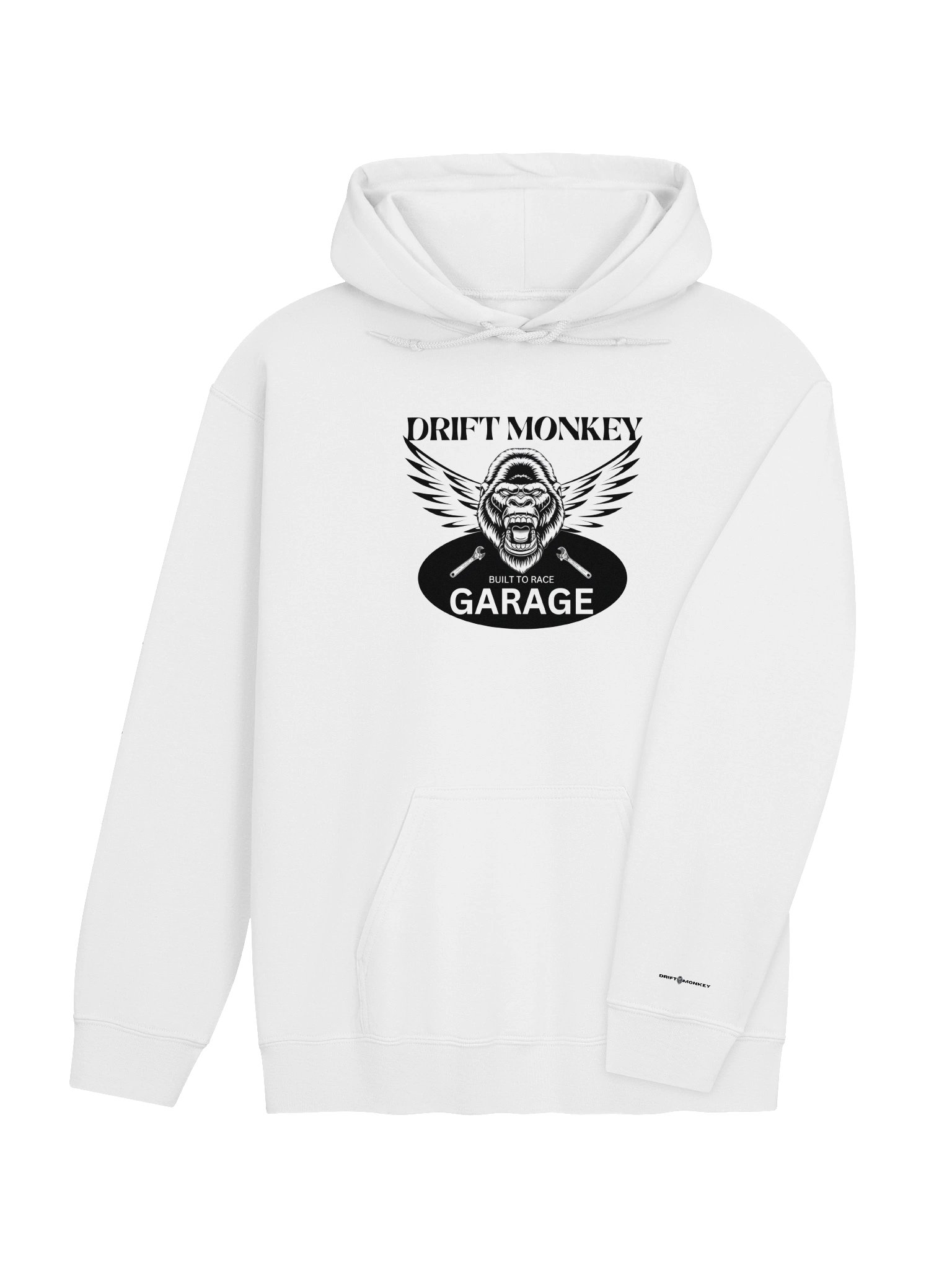 Drift Monkey Built to Race Garage Hoodie product image (4)