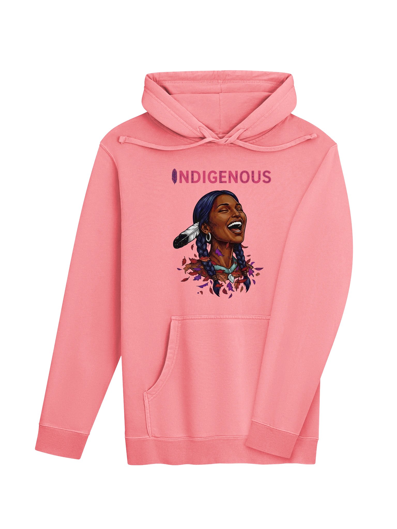 Pink BEAM HOODIE POCO VIBE product image (4)