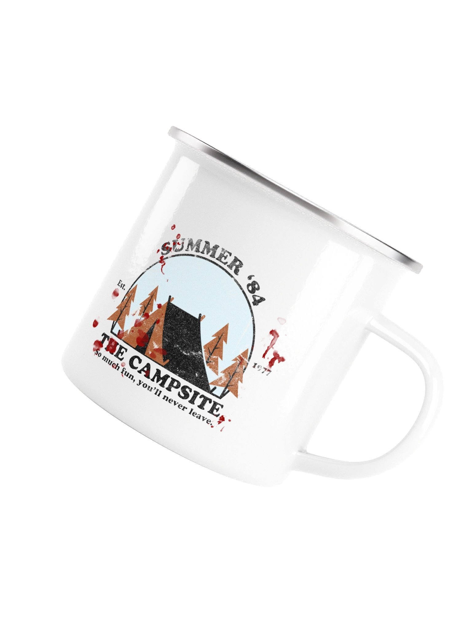 Summer Camp Survivor Enamel Mug product image (5)