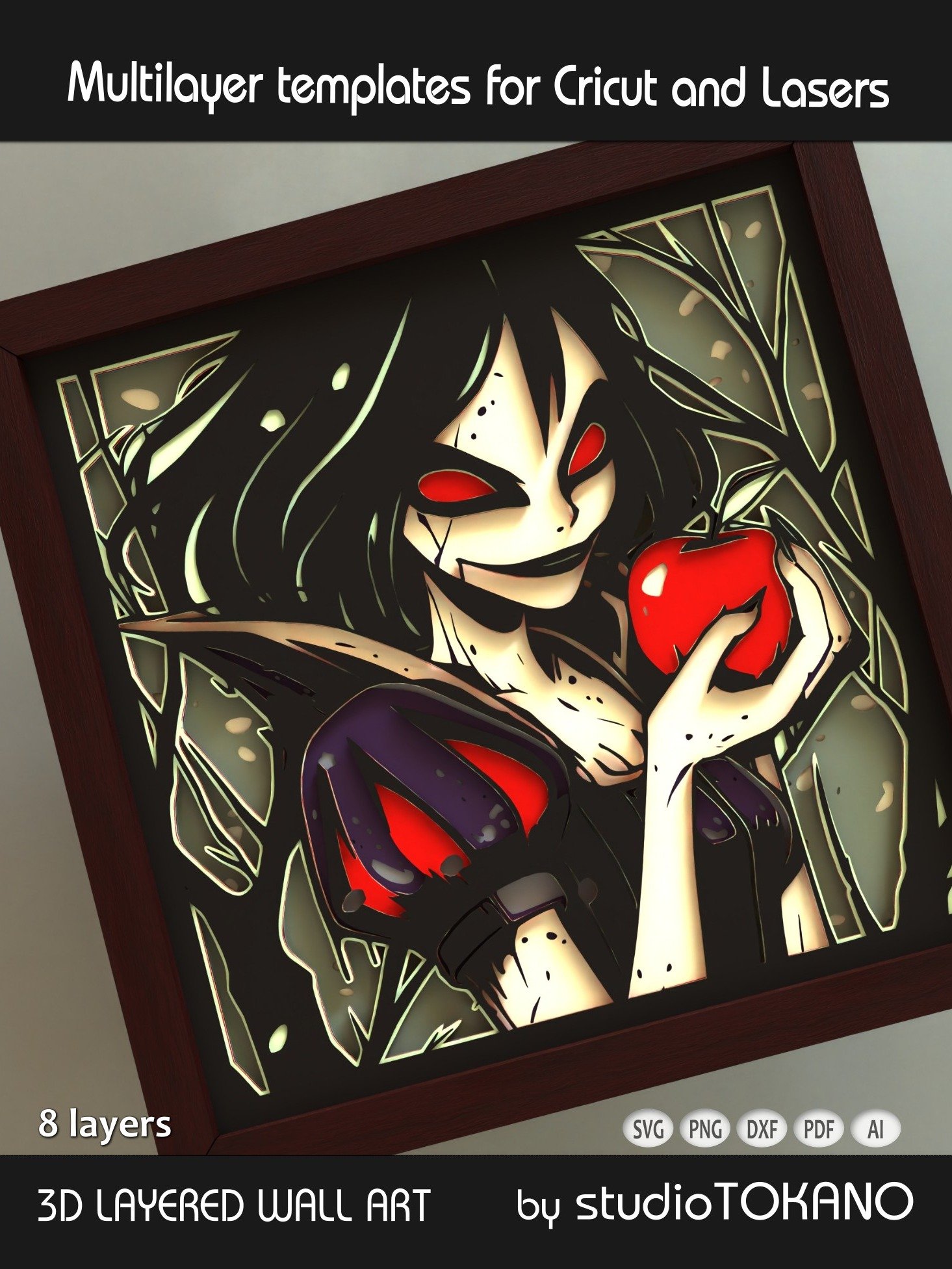 Snowwhite Shadow box SVG product image (3)
