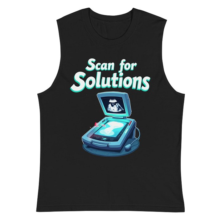 Futuristic Ultrasound Scanner Muscle Tank product image (2)