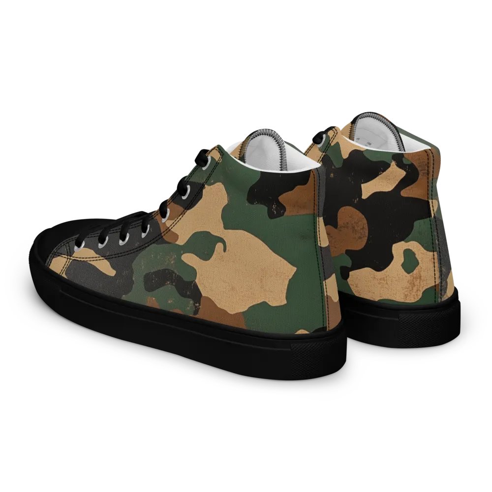 Retro Camo Women's High Tops product image (6)