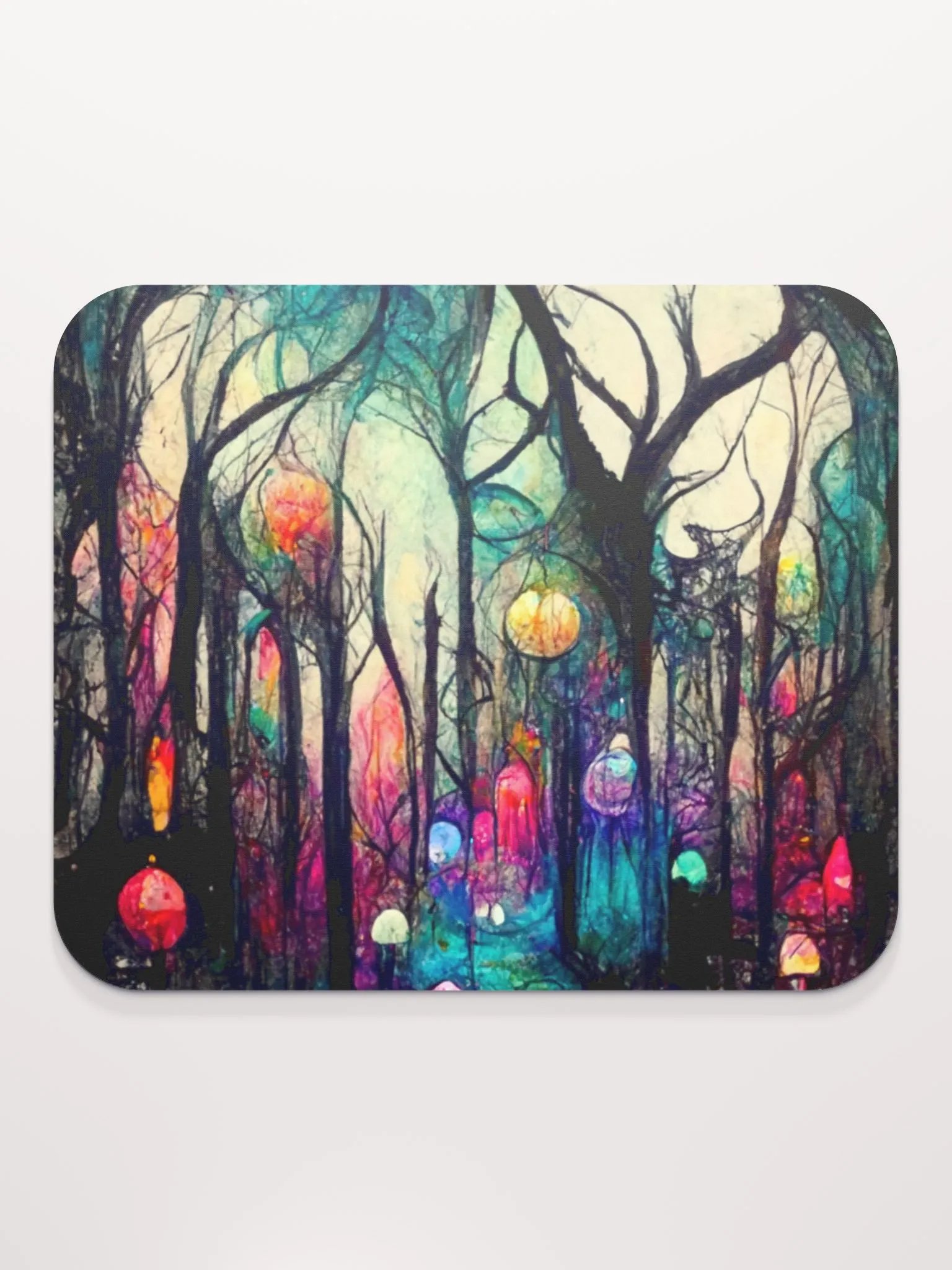 Mystical Forest Glow Mouse Pad product image (2)