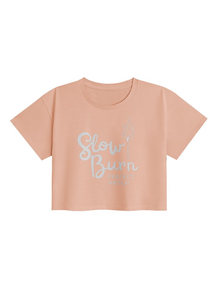 Slow Burn Perfect Match | White Logo - Crop product image (1)