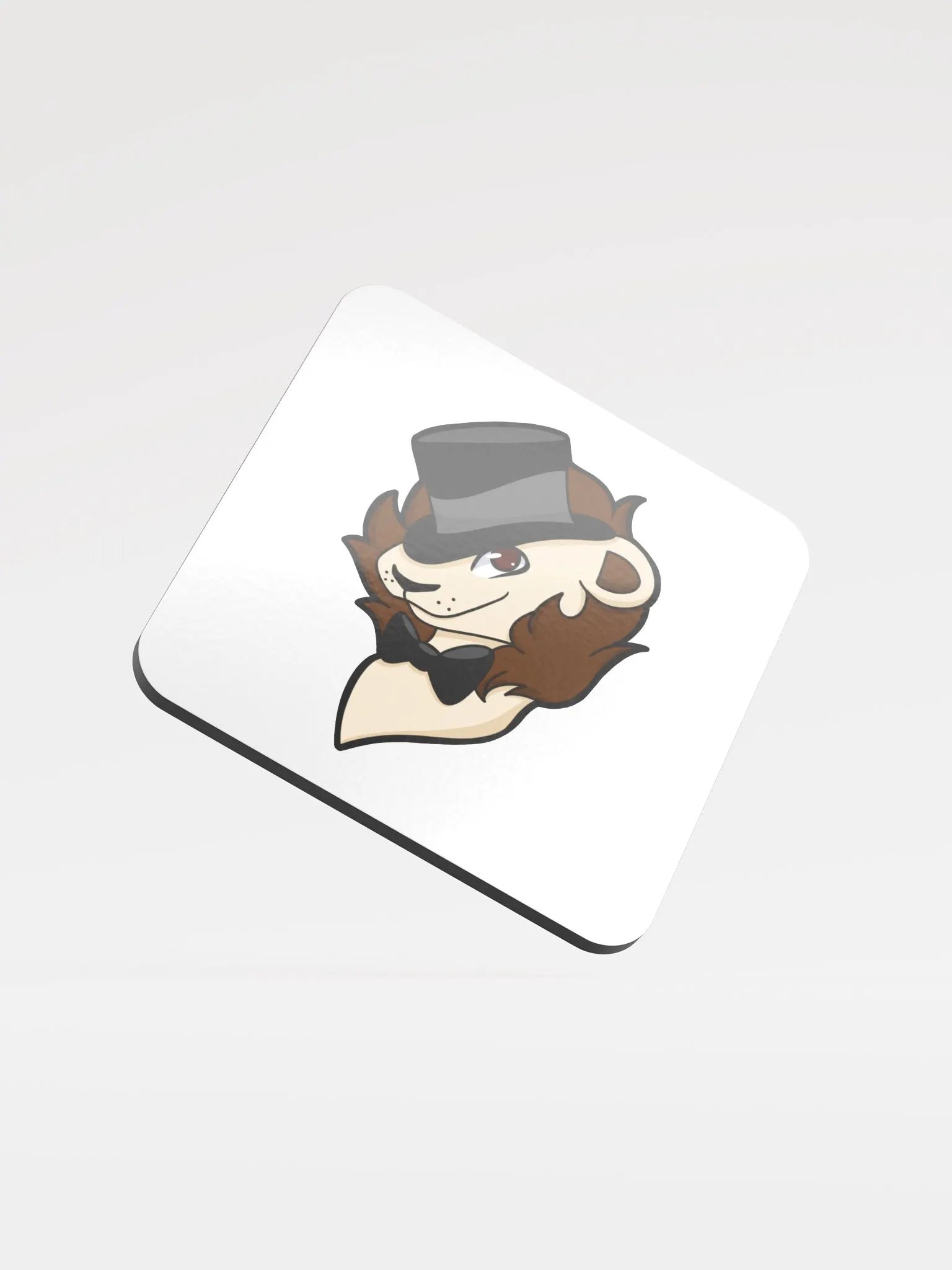 MA Logo Glossed Cork Coaster product image (1)