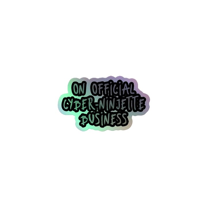 Official Cyber-Ninjette Business (Holo) product image (1)