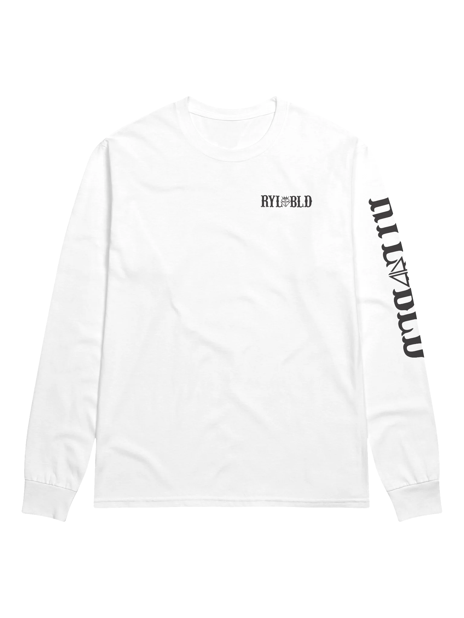 RYL BLD LONG SLEEVE (BLACK LOGO) product image (1)