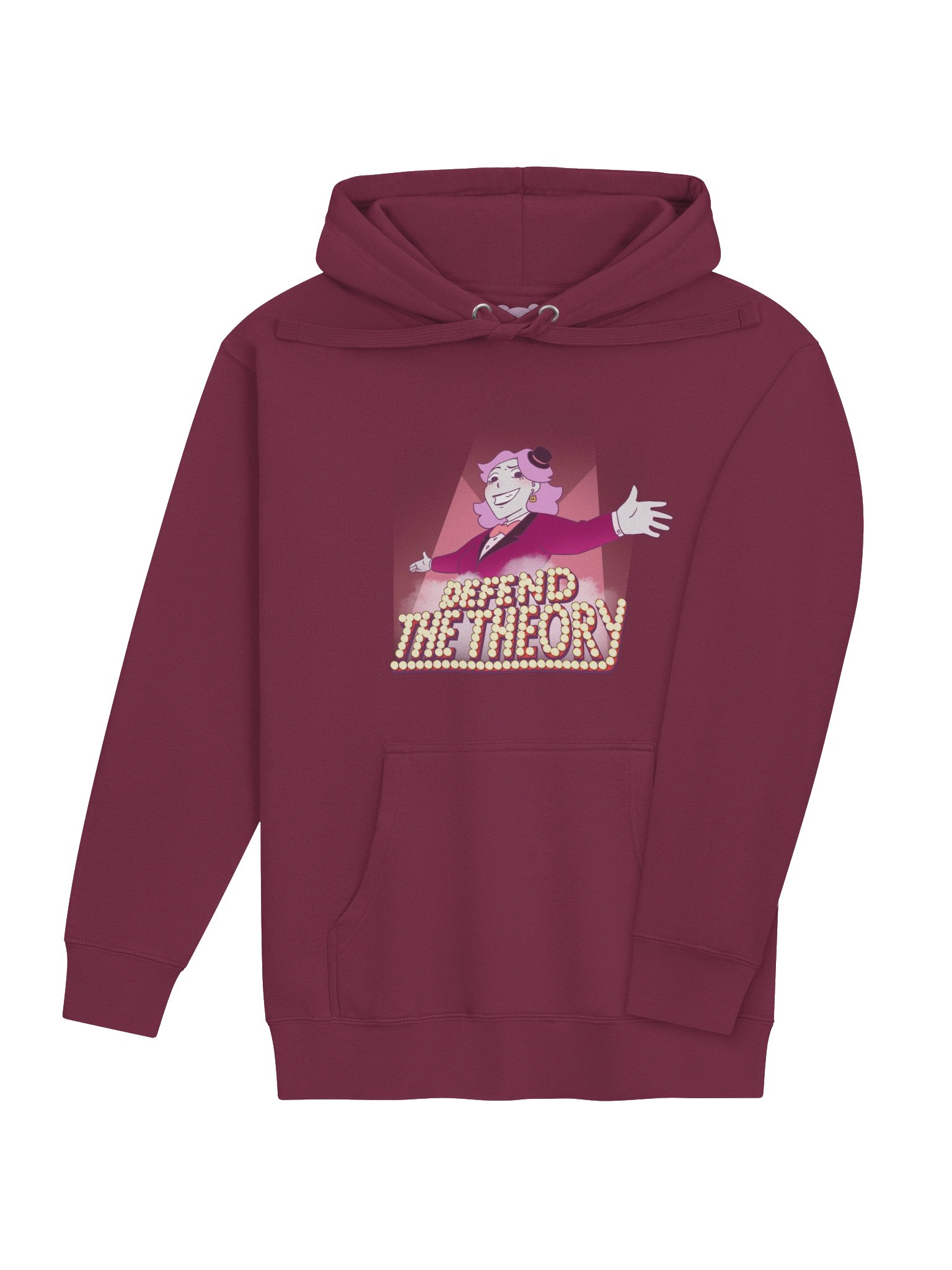 Defend The Theory Hoodie - Standard Pink product image (31)